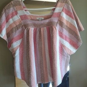 Madewell texture and thread top